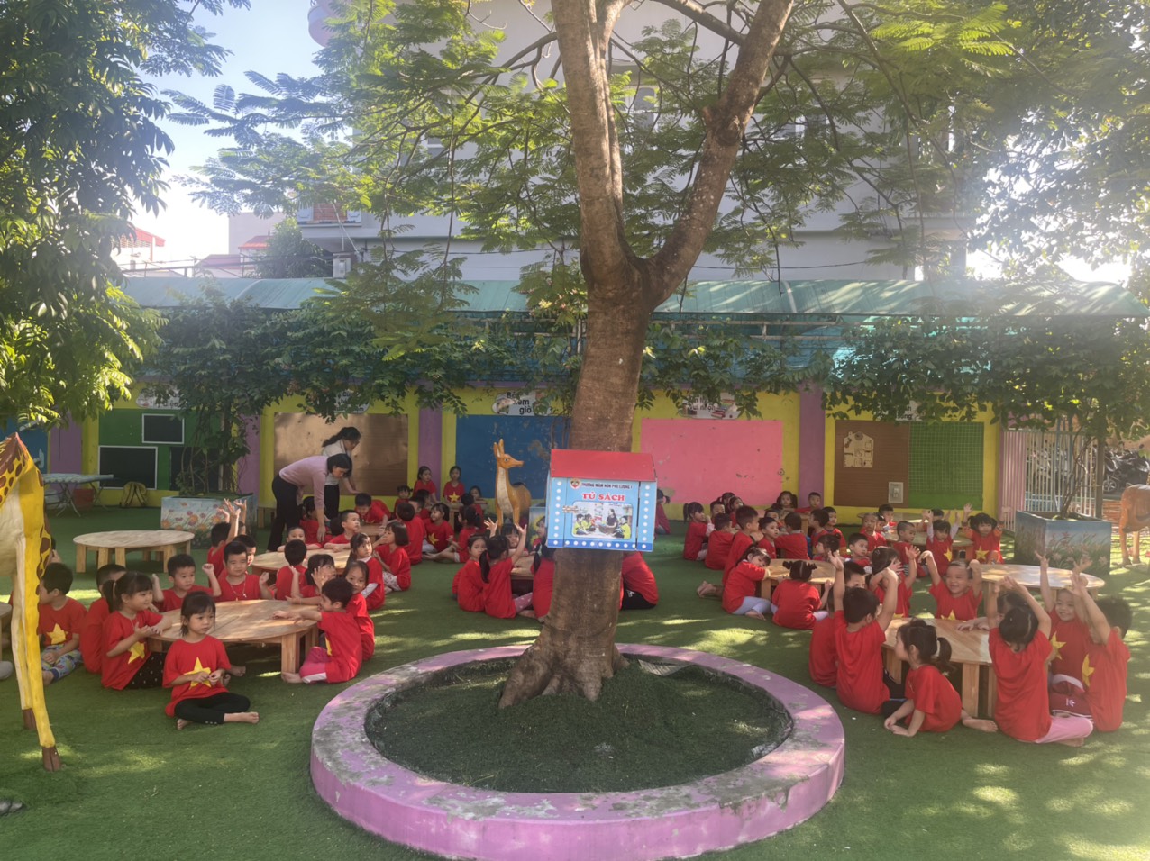 Giờ học Nghệ thuật sáng tạo Trường MN Phú Lương I
